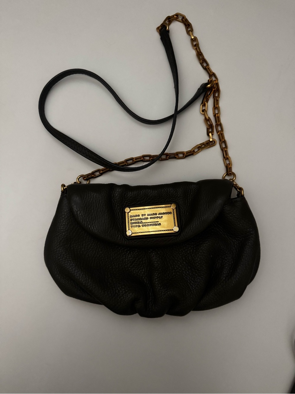 Marc by Marc Jacobs Dark Grey Leather Bag